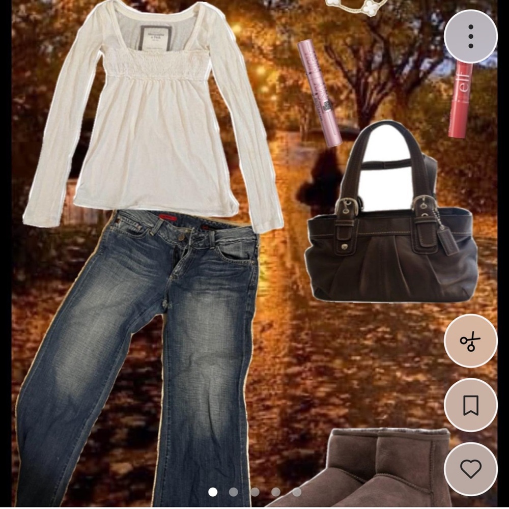 Low rise jeans